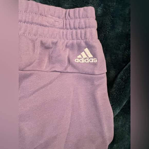 Women's adidas Linear French Terry Shorts, Size 1x - Picture 5 of 6